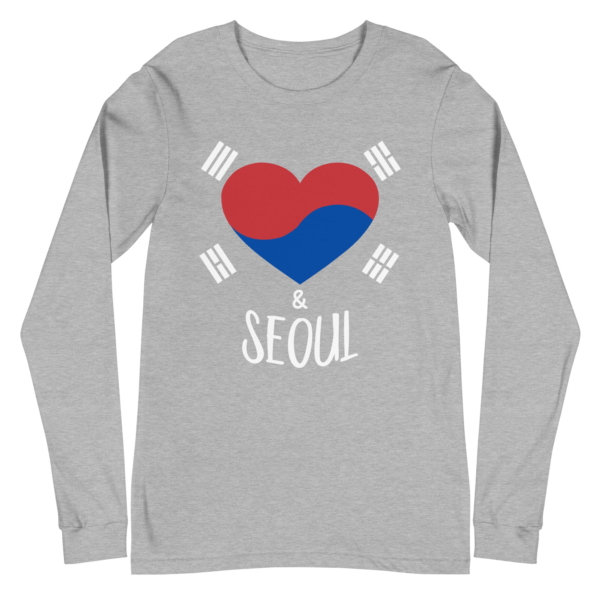 "Heart & Seoul" Unisex Long Sleeve Tee