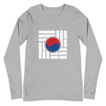 Load image into Gallery viewer, &quot;Korean Flag&quot; Unisex Long Sleeve Tee
