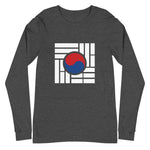 Load image into Gallery viewer, &quot;Korean Flag&quot; Unisex Long Sleeve Tee
